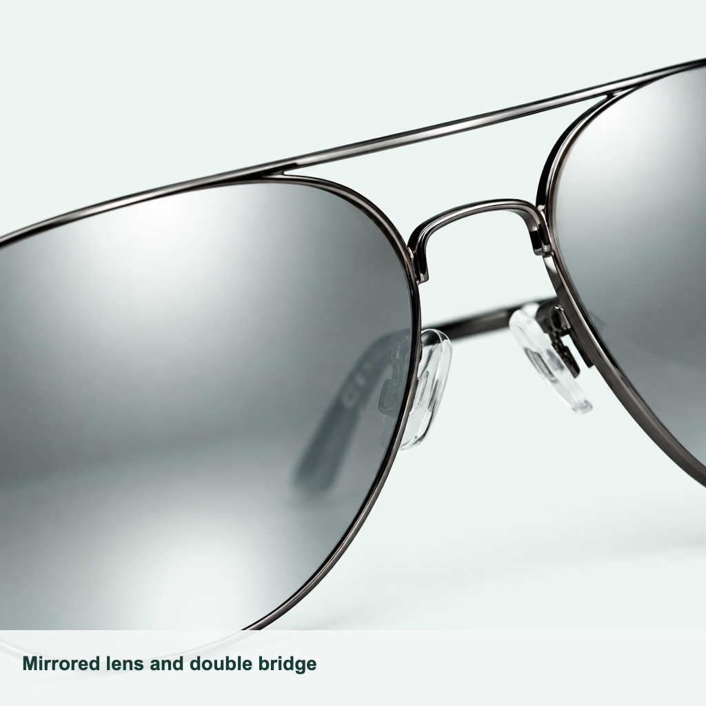 CAVIRELO® Mirrored Aviator Sunglasses — shoppilot-140a9996-5e86-4a2e-bc09-b844b16a604e — 2