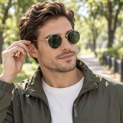 CAVIRELO® Round Metal Sunglasses — shoppilot-e139a7d7-6298-4edd-bc3d-4030b2e75dcb — 4